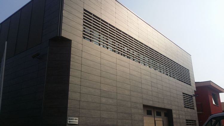 Restyling capannone La Nuova Gastronomia